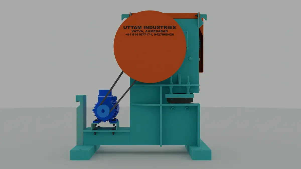 Vertical Scrap Cutting Machine View 4